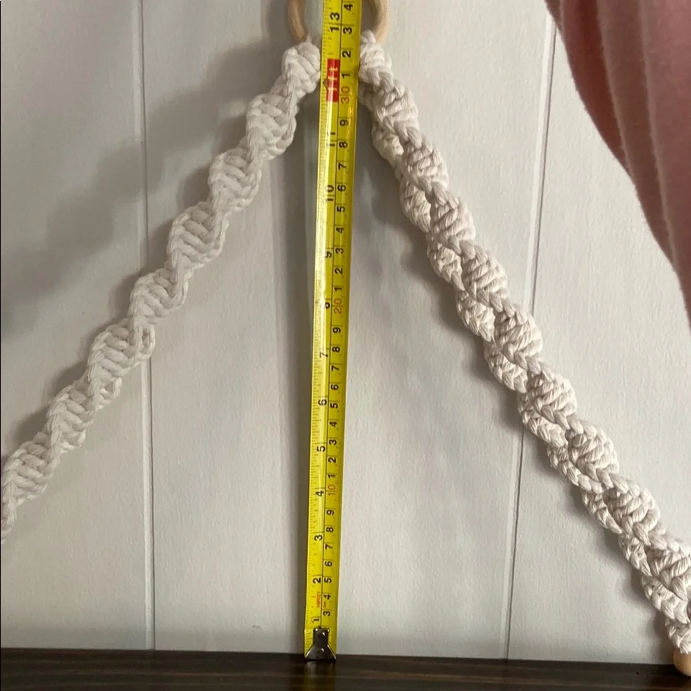 🪷Handmade Macrame Wall Shelf